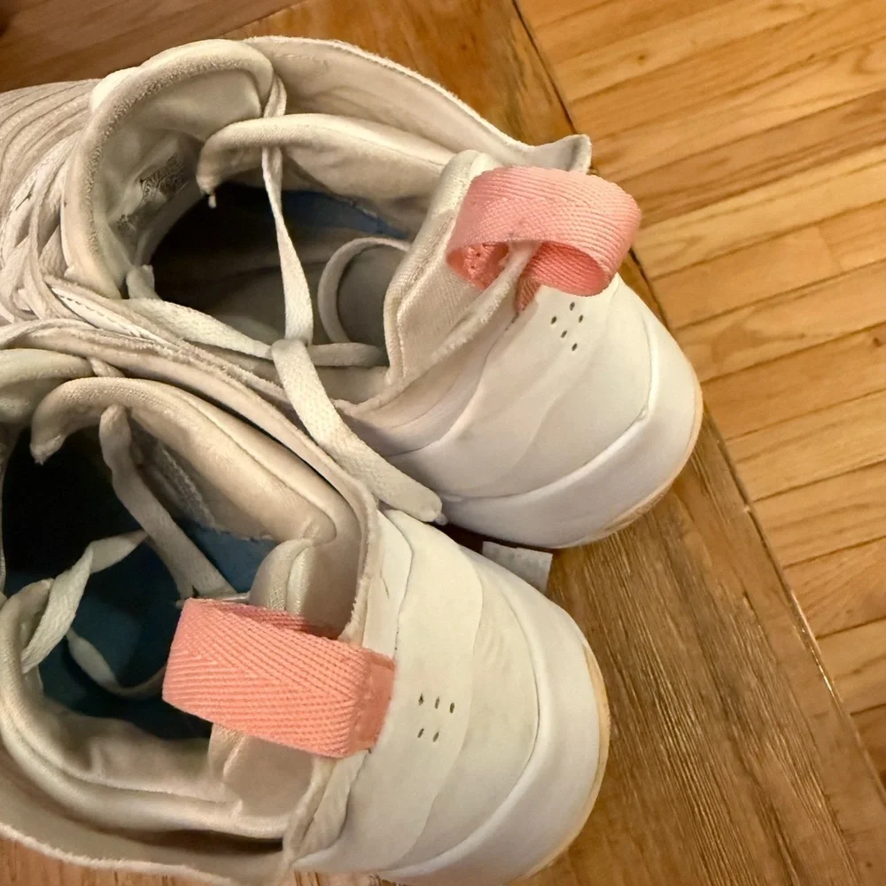Jordan Luka 1 My Dawgs White Sneakers Subtle Pink Accents 10.5